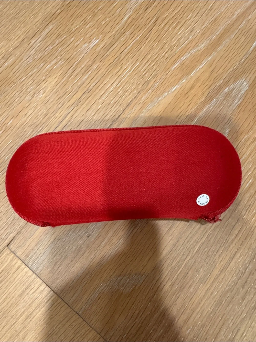 Omega Red Zippered Watch Travel Case